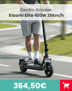 Patinete Xiaomi Electric Scooter Elite 400W 10? 25km/h 45km autonomía Negro - Patinete, Ocio, Tiempo libre