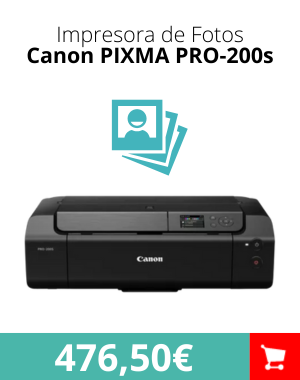 Canon PIXMA PRO-200s Impresora de Fotos Inyección de Tinta 4800 x 2400 DPI Wifi - Impresora