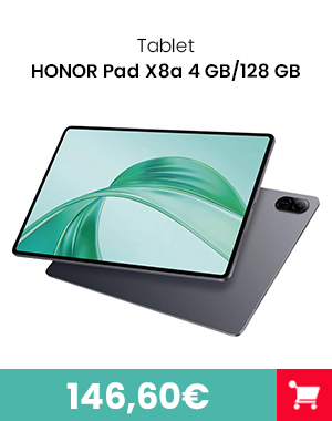 Honor Pad X8a Tablet 4GB/128GB 11" Gris Espacial - Tablet