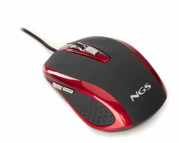 Ratón NGS Tick color rojo