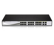 D-Link Switch 24 Puertos 10/100/1Gbit w/4 Combo 1000BaseT/SFP