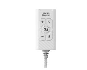 Mars Gaming MSC2 Tarjeta de Sonido Externa 7.1 USB Blanca
