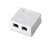 Nanocable Roseta de Superficie RJ45 CAT.6 FTP 2 Blanco