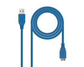 Nanocable Cable USB 3.0 Tipo A Macho a Micro USB Macho 2 metros Azul