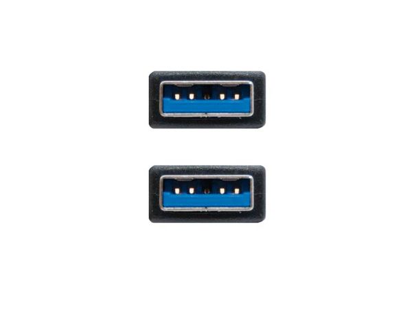Nanocable Cable USB 3.0 Tipo A 1 metro Negro