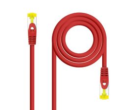 Nanocable Cable de Red Latiguillo RJ45 SFTP Cat.6 AWG26 25cm Rojo
