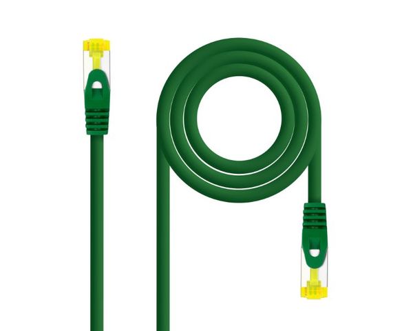 Nanocable Cable de Red Latiguillo RJ45 SFTP Cat.6 AWG26 30cm Verde 