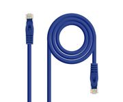 Nanocable Cable de Red Latiguillo RJ45 SFTP Cat.6 AWG24 30cm Azul 