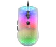 Mars Gaming MMRW Ratón Óptico Gaming RGB 12800DPI Blanco