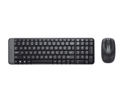 Logitech MK220 Combo Teclado y Ratón Inalámbrico Negro