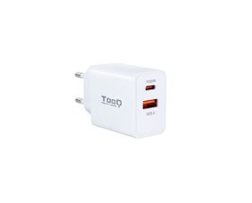 TooQ Cargador de Pared Automático USB-C / USB 3.0 20W Blanco