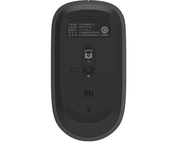 Xiaomi Wireless Mouse Lite Ratón Inalámbrico 1000 DPI Negro