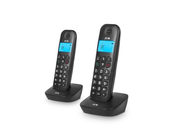 SPC Air Pro Duo Teléfono Inalámbrico Negro