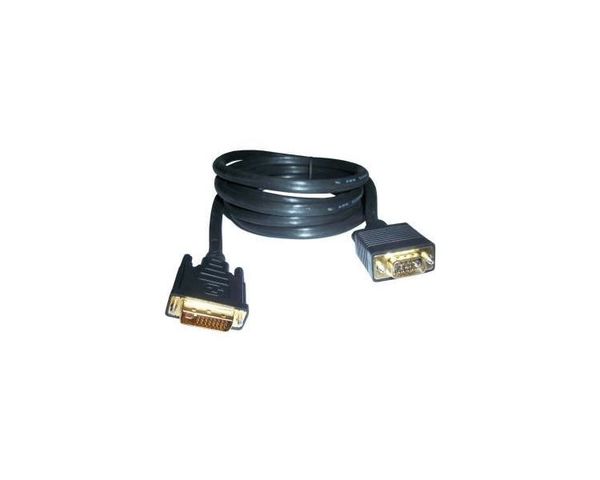 3Go Cable DVI-VGA Tipo Macho a Macho 2m