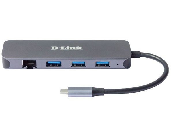D-Link DUB-2334 Docking Station USB-C 5 en 1 HDMI/RJ45/USB-C PD 60W
