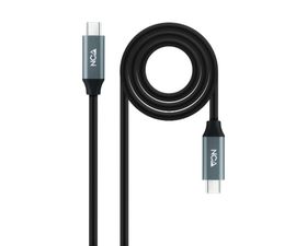 Nanocable Cable USB-C 3.2 Macho/Macho 2m Negro