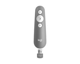 Logitech R500S Mando Inalámbrico Láser para Presentaciones Gris