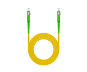 Nanocable Cable de Fibra Óptica SC/APC a SC/APC Monomodo Simplex LSZH 40m Amarillo