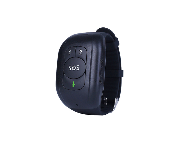 Leotec Senior Pulsera para Ancianos con SOS 4G GPS Negro