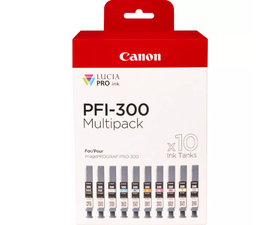 Canon Multipack Tinta PFI-300 10 Cartuchos