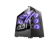 Mars Gaming MC-ULT Caja Gaming Custom XXL E-ATX Doble Cristal Templado + Puerta Lateral Negro