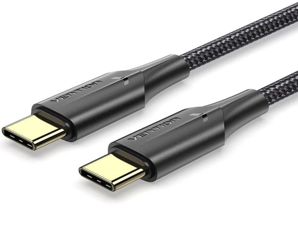 Vention Cable USB-C 2.0 a USB-C Macho/Macho 60W 2m Negro