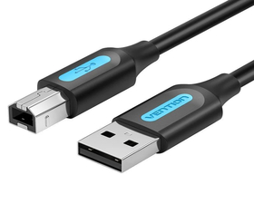 Vention COQBH Cable USB 2.0 Impresora Tipo USB-A Macho y USB-C Macho 2m Negro