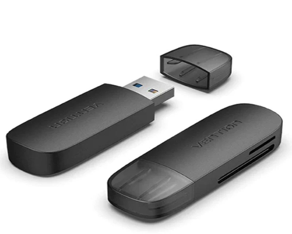 Vention CLGB0 Lector de Tarjetas Externo SD/MicroSD USB 3.0