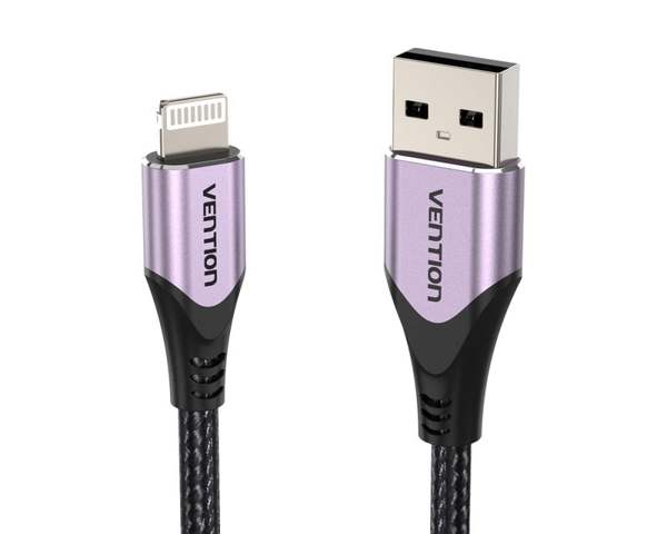 Vention LAIWF Cable USB 2.0 Macho a Lightning Macho 1m Morado