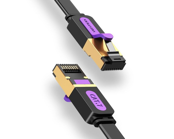 Vention ICABG Cable de Red RJ45 Cat 7 1.5m Negro
