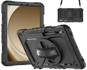 Just in Case Funda Tablet Antigolpes y Rotación 360º Samsung Galaxy Tab S9/S9 FE Negro