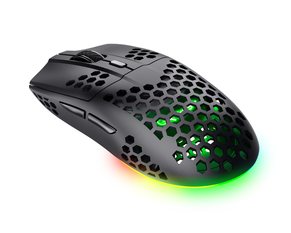 Trust GXT 929 Helox Ratón Gaming Inalámbrico RGB 4800DPI Negro