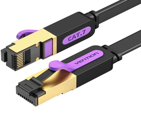 Vention ICDBD Cable de Red RJ45 Cat.7 SFTP 0.5m Negro