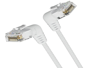 Vention IBOWF Cable de Red RJ45 Acodado Cat.6A UTP 1m Blanco