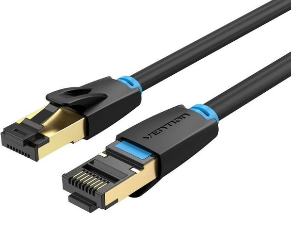 Vention IKABD Cable de Red RJ45 Cat.8 SFTP 0.5m Negro