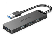 Vention CHLBD HUB 4 Puertos USB3.0 a 4xUSB 1xMicro USB PD Gris