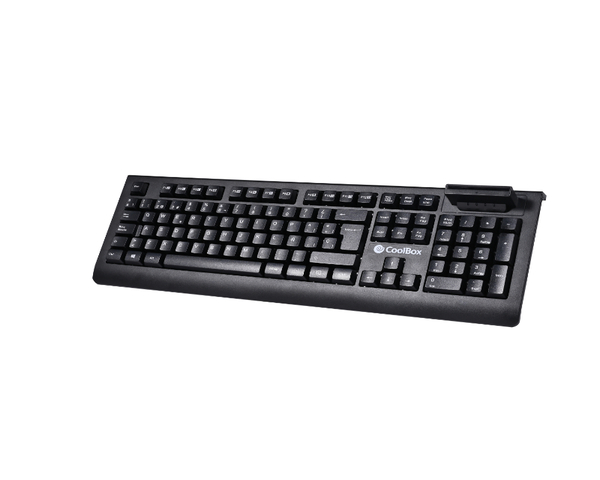 CoolBox COO-TEC04DNI Teclado con Lector de DNIe