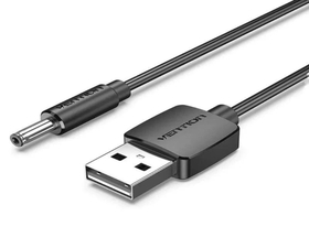 Vention CEXBF USB-A Macho a DC 3.5 mm Macho 1m Negro