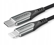 Vention Cable USB-C 2.0 a Lightning Macho/Macho 27W 2m Gris