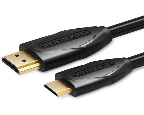 Vention VAA-D02-B200 Mini HDMI a HDMI 2m AWG34 Negro