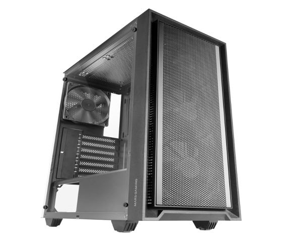 Mars Gaming MC-PMAX Semitorre ATX Cristal Templado USB 3.0 Negro