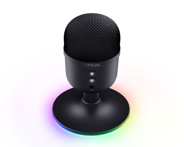 Micrófono Trust GXT 234 Yunix RGB Negro
