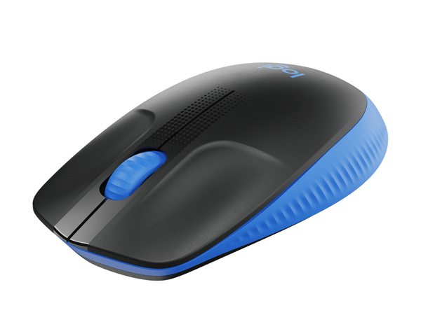 Logitech M190 Ratón Óptico Inalámbrico Full Size 1000DPI Azul