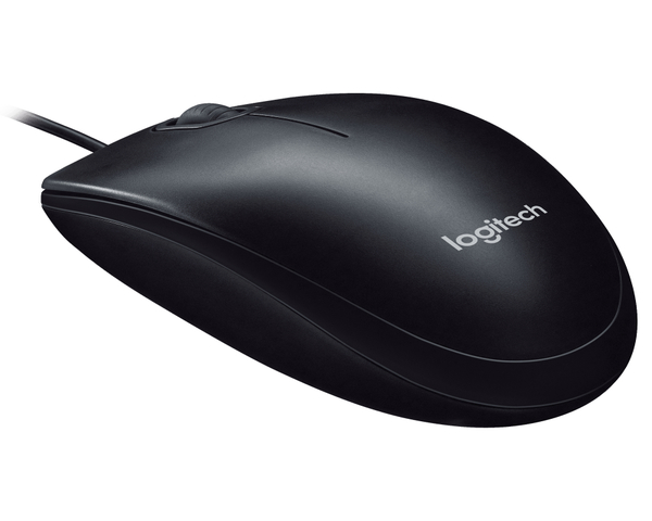 Logitech M100 Ratón Óptico Ambidiestro USB 1000DPI Negro