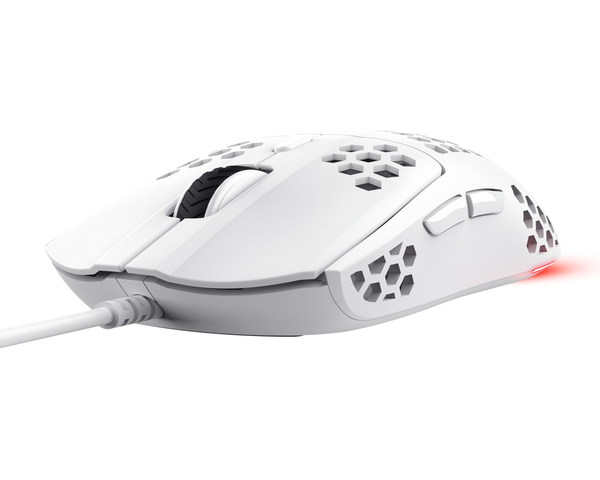 Trust Helox GXT928 Ratón Gaming RGB Blanco