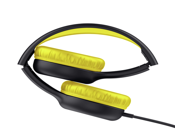 Trust NOUNA Auriculares de Cable para Niños Negro Amarillo