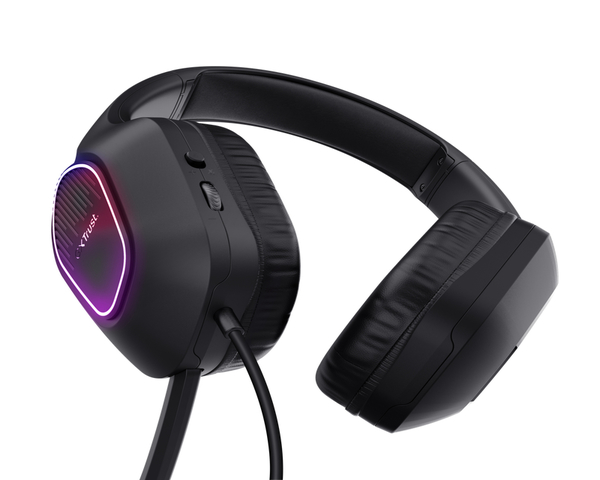 Trust GXT416 Zirox Auricular Gaming RGB Negro