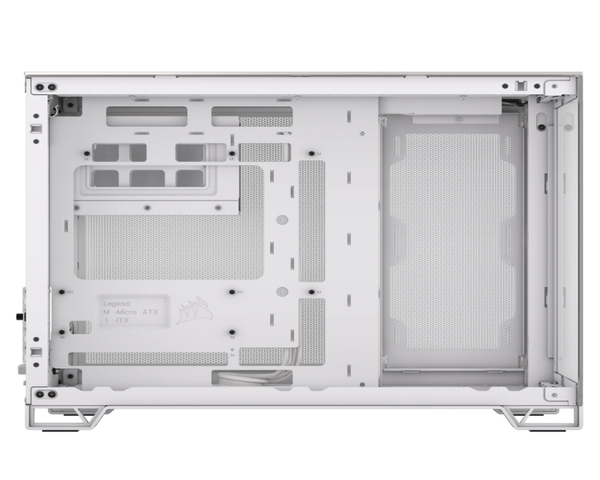 Corsair 2500X Caja MicroATX Dual Blanco y Gris Satinado