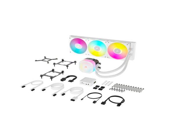 Corsair iCUE LINK TITAN 360 RX RGB Kit Refrigeración Líquida 360mm Blanca
