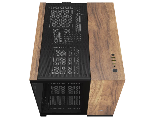 Corsair 2500X Caja MicroATX Dual Negro y Madera